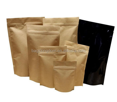 Kraft Paper Moisture Proof Stand Up Pouch