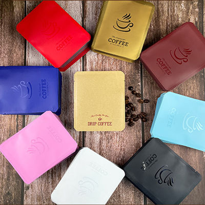 Custom Printed Moisture-proof Empty Heat Seal Coffee Tea Bag Aluminum Foil Coffee Packaging Bag