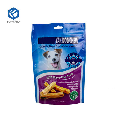 Zipper Smell Proof Logo Customized Foldable Vinyl Printed Laminated Personal Pet Food Storage Bag