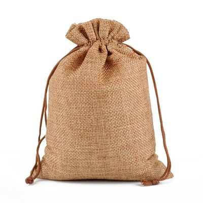 Jewelry Packaging Charms Ring Coin Candy Gift Bag Jute Drawstring Bag Gift Bags High End Canvas Earrings Various Sizes 5.9x 7.87 (15x20cm) Inches