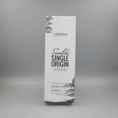 Recyclable Coffee Square Bottom Coffee Bag For Grain Flour Cocoa Coffee Bean Packaging Bag