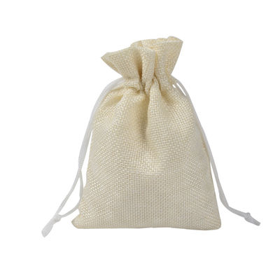 Recyclable Eco Coffee Beans Small Jute Drawstring Bag Burlap Christmas Gift Hessian Bag For Rice Tea Comb Jewelry Custom Logo