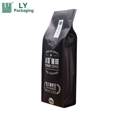 Factory Wholesale Moisture Proof Side Gusset China Plastic Coffee Packaging Bags With Valve Custom Coffee Bags