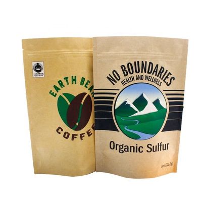 Custom Printing Biodegradable Pla Coffee Packaging Pouch Holder Pouch Compostable Biodegradable Wrapping Paper