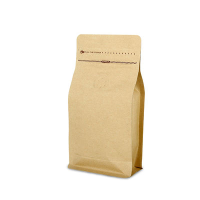Recyclable Zipper Bag Flat Coffee Bag For Cafe Vacuum Food Storage Bags