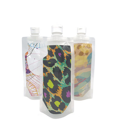 Plastic Bottle Food Beverage Liquid Coffee Milk Wine Juice Bag Barrier Spout Raw Material Stand Up Pouch With Spout